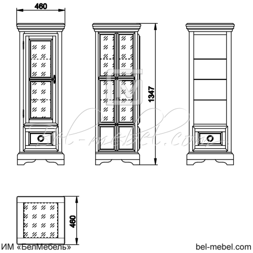 Витрина "Сальвина" СКМ-003-43-01