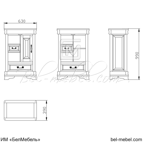 Тумба "Маэстро" СКМ-002-16