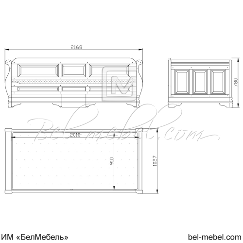 Тахта "Маэстро" СКМ-002-70/900