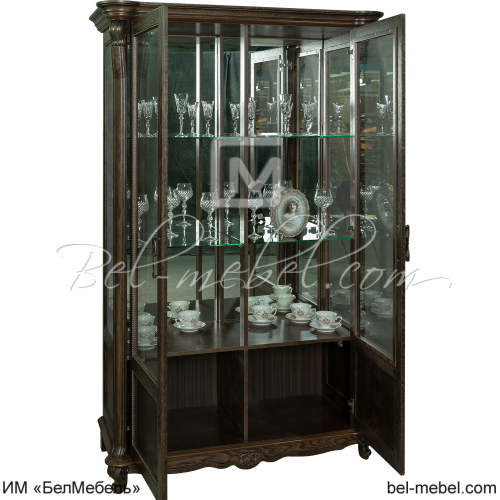 Шкаф-витрина 2д "Алези" П1.350.0.19