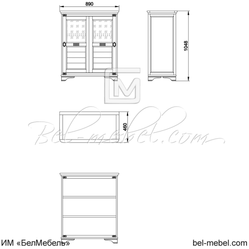 Тумба "Марина" СКМ-001-32