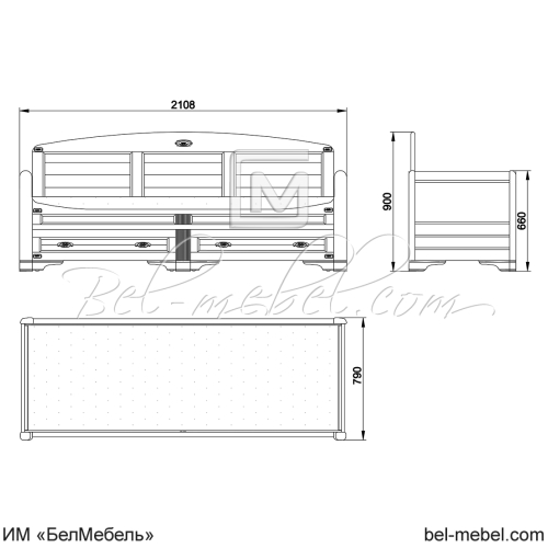 Тахта "Марина" СКМ-001-18 (700)