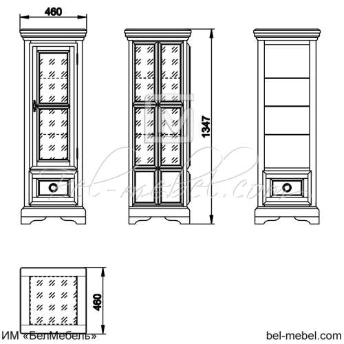 Витрина "Сальвина" СКМ-003-43