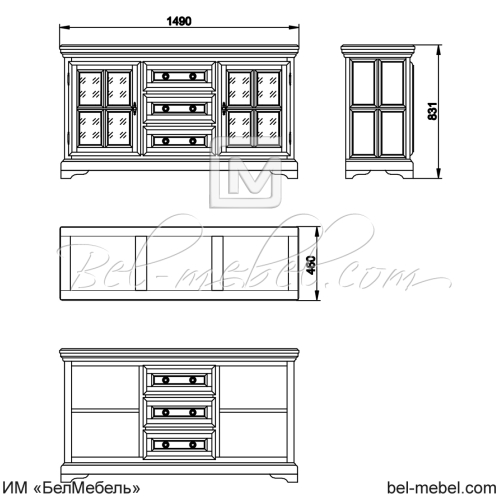 Тумба "Сальвина" СКМ-003-06
