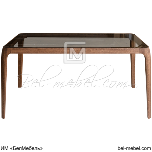 Стол обеденный со стеклом "Порто"