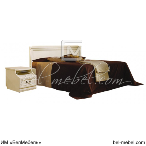 Кровать "Нинель" 140 (низкое изножье) ММ-167-02/14Б