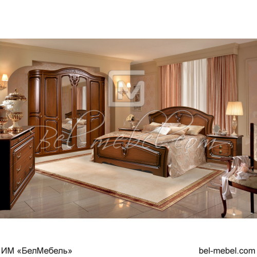Спальный гарнитур "Валерия 6" (Орех)