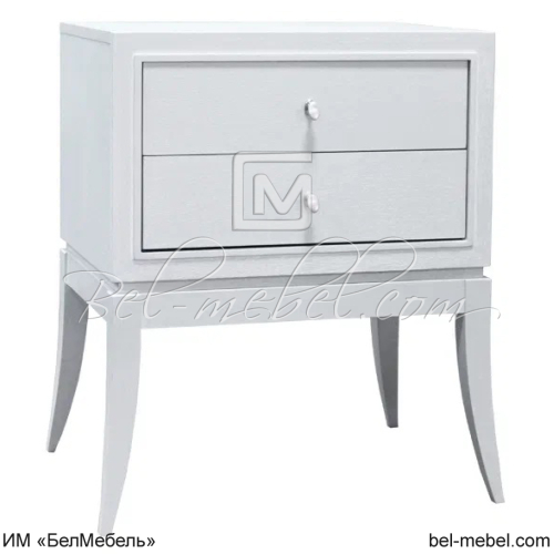 Тумба прикроватная Орта ММ-350-03 Айвори + белая патина