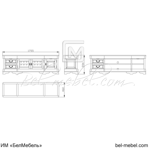 Тумба под ТВ "Маэстро" СКМ-002-46-01