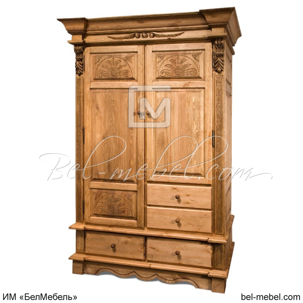 Шкаф для одежды "Викинг GL" 2-х дв. без зеркала