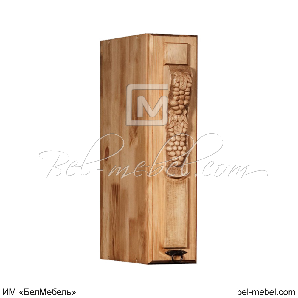 Шкаф настенный "Викинг GL" №7 (150мм, с полкой)