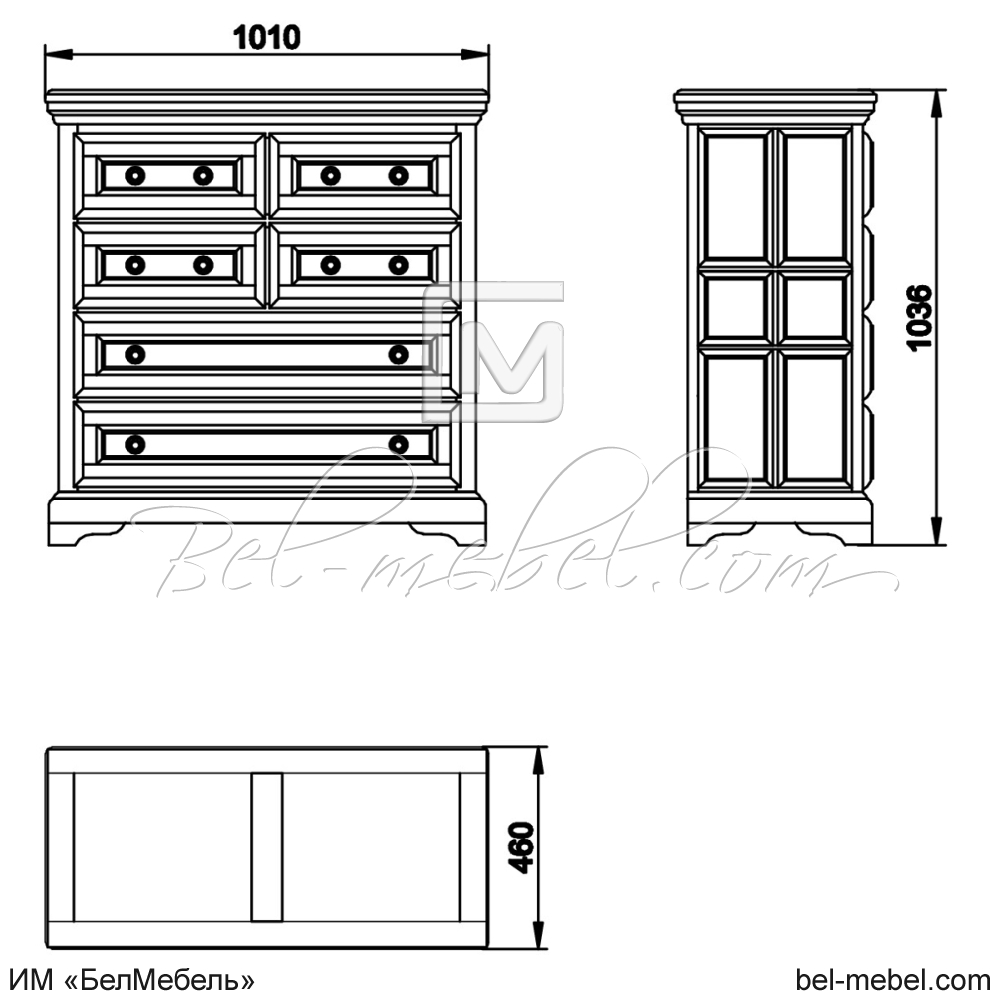 Комод "Сальвина" эскиз 21