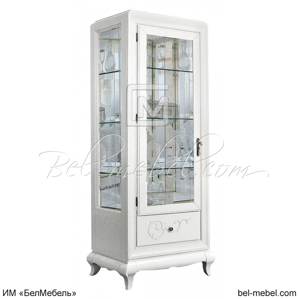 Шкаф с витриной "Соната" ММ-284-01