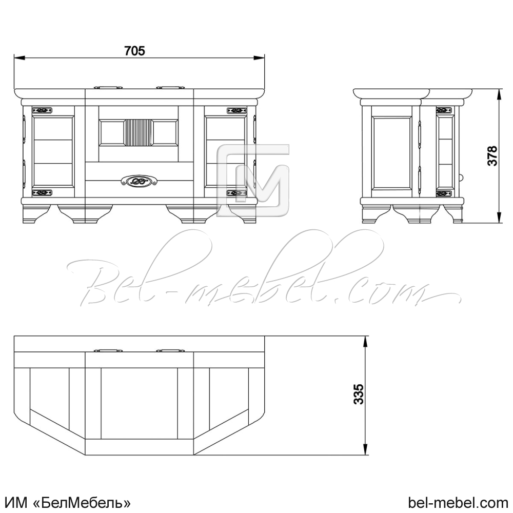 Сундук интерьерный "Марина" СКМ-001-20