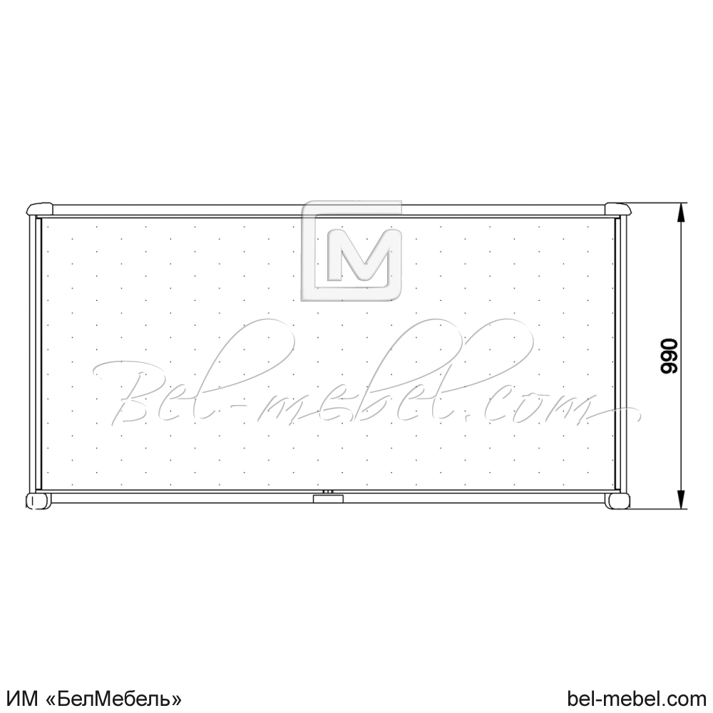 Тахта укороченная "Марина" эскиз 82