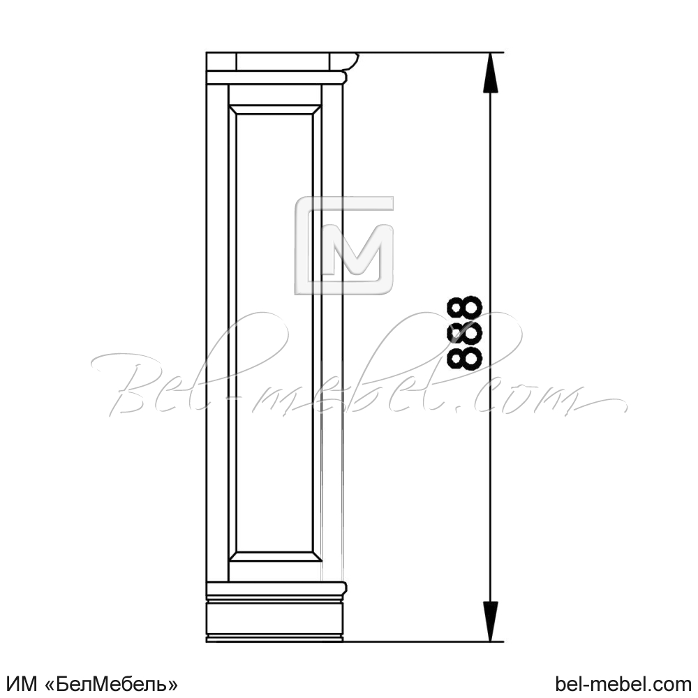 Шкаф "Марина" эскиз 78