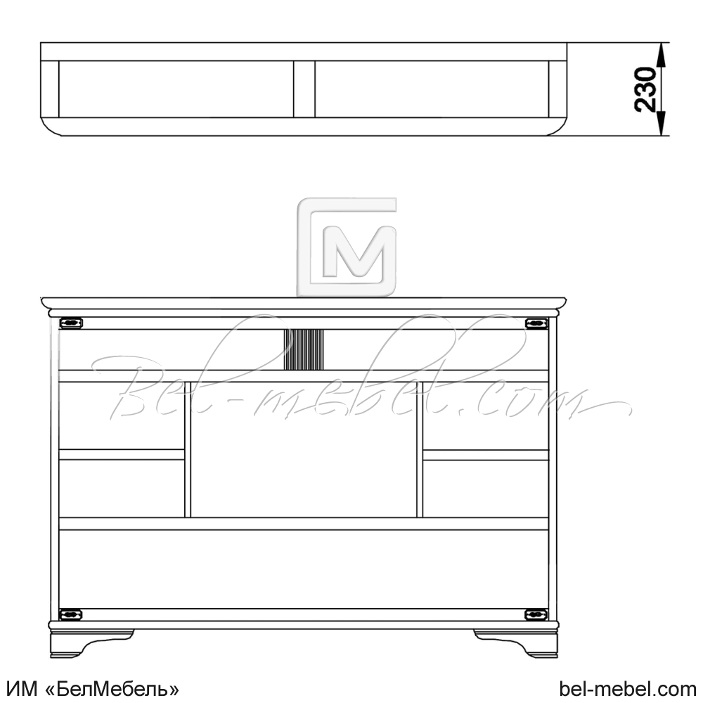 Шкаф "Марина" эскиз 78