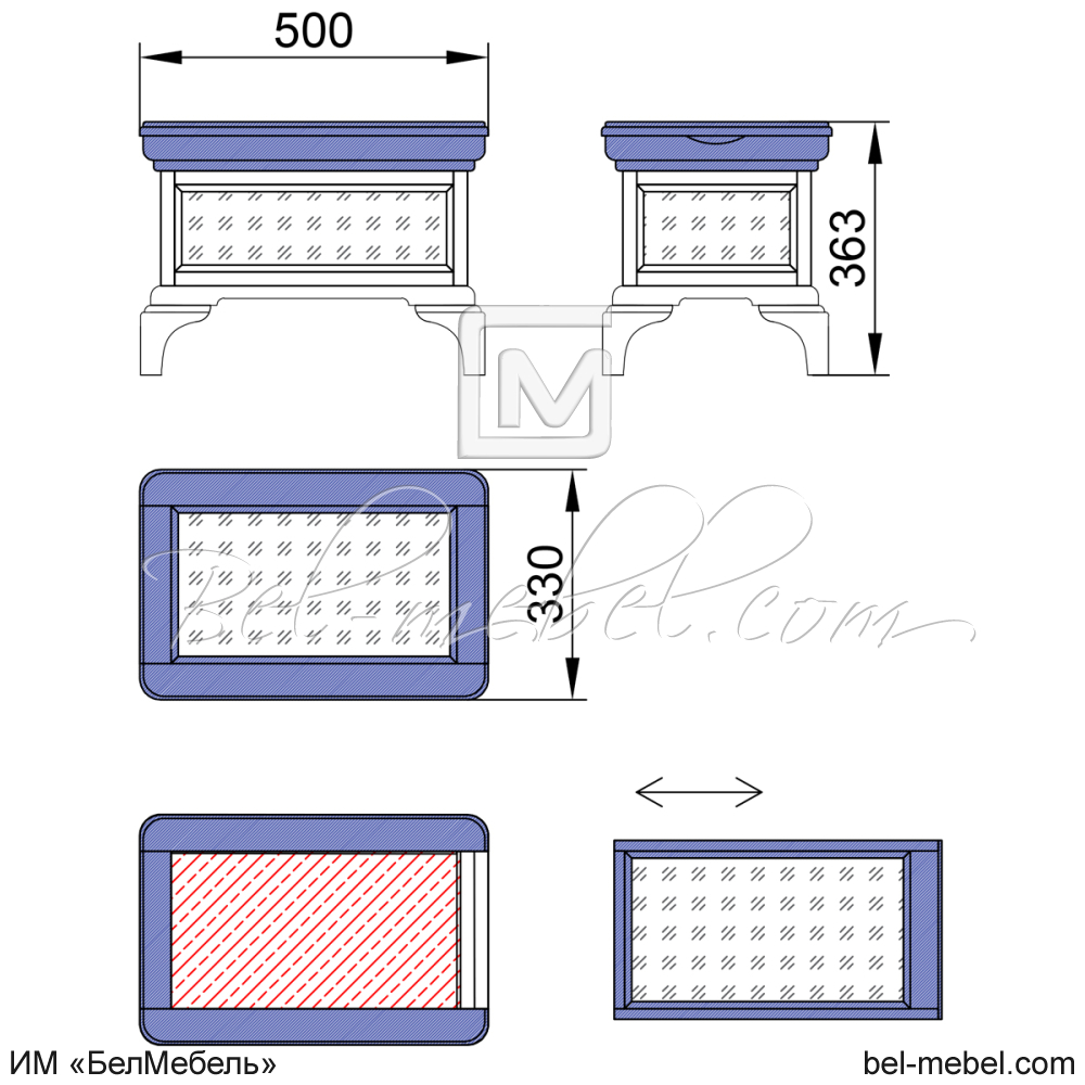 Сундук "Софи" СКМ-004-39