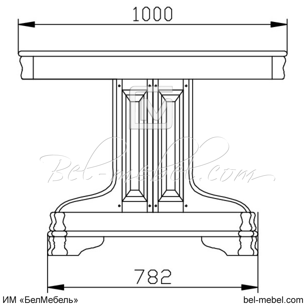 Стол обеденный "Маэстро" эскиз 197