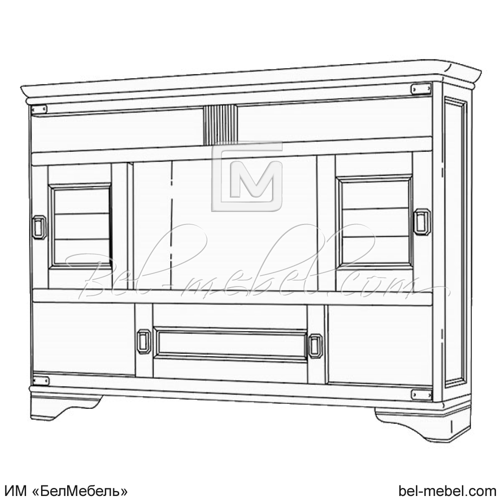Шкаф "Марина" эскиз 78
