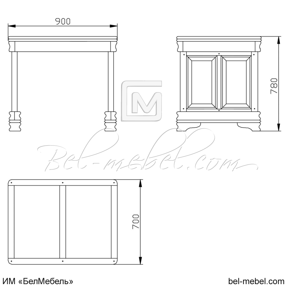 Стол приставной "Маэстро" эскиз 201