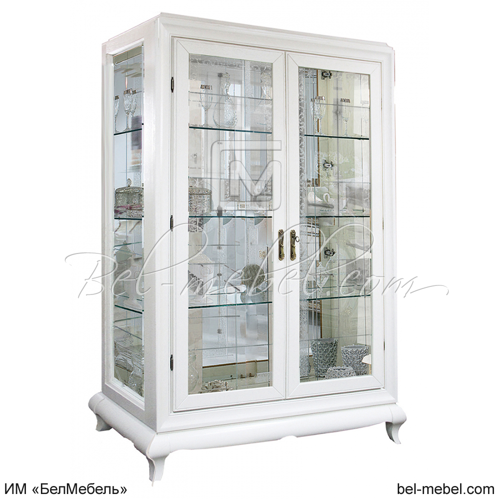 Шкаф с витриной "Соната" ММ-284-02