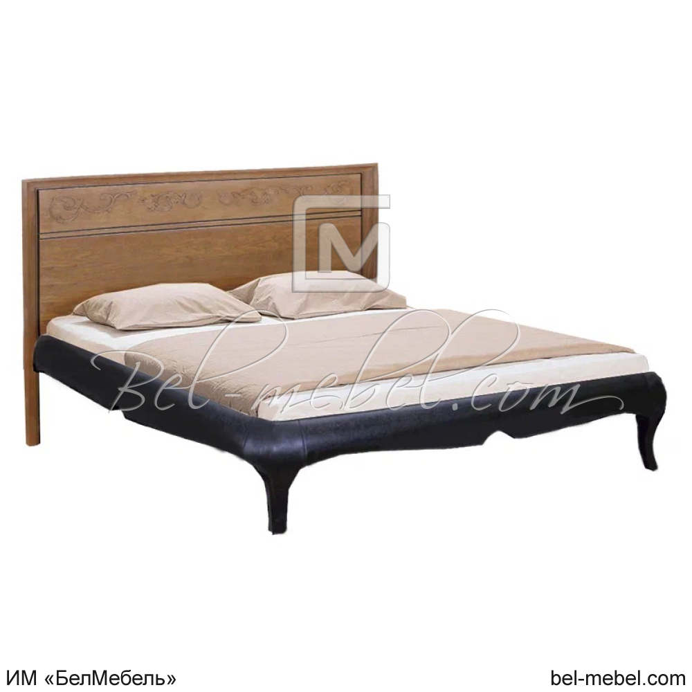 Кровать "Соната" 160 (низкое изножье) ММ-283-02/16Б