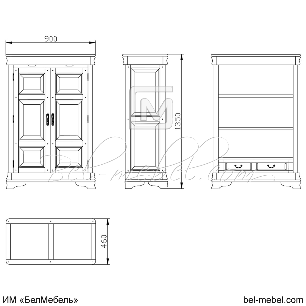 Шкаф "Маэстро" эскиз 21