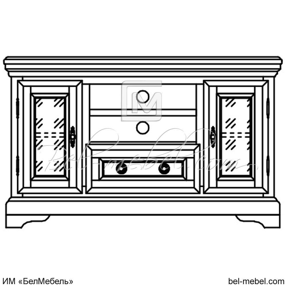 Тумба под ТВ "Сальвина" эскиз 11 