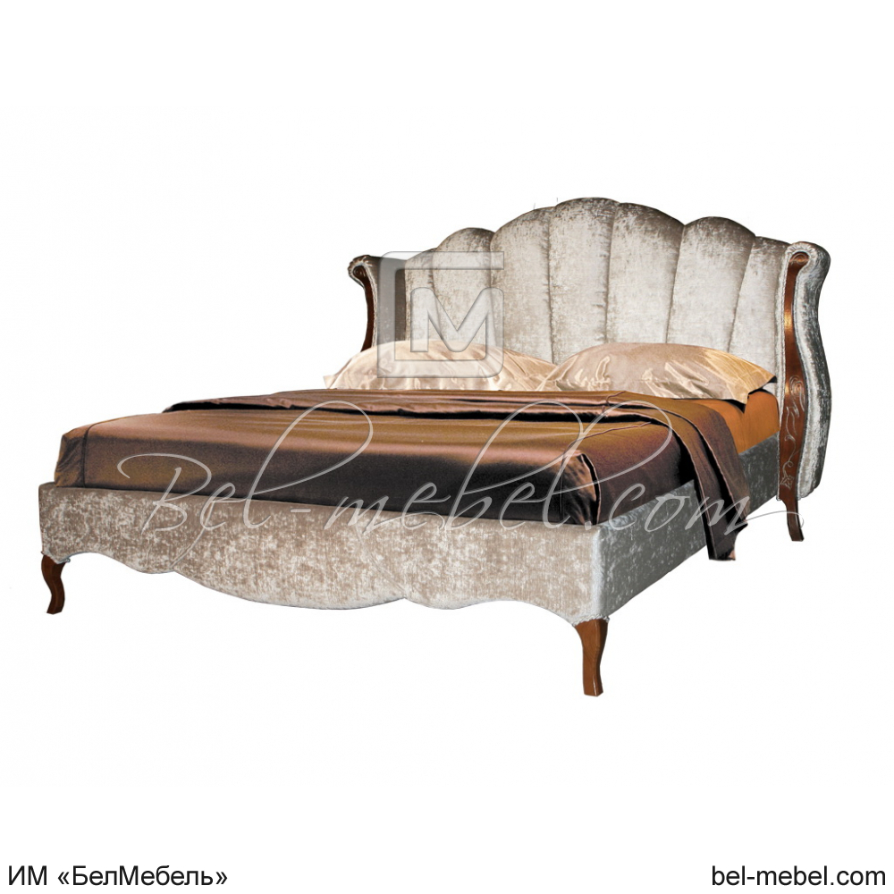 Кровать мягкая "Трио" 160 ММ-277-02/16Б-1