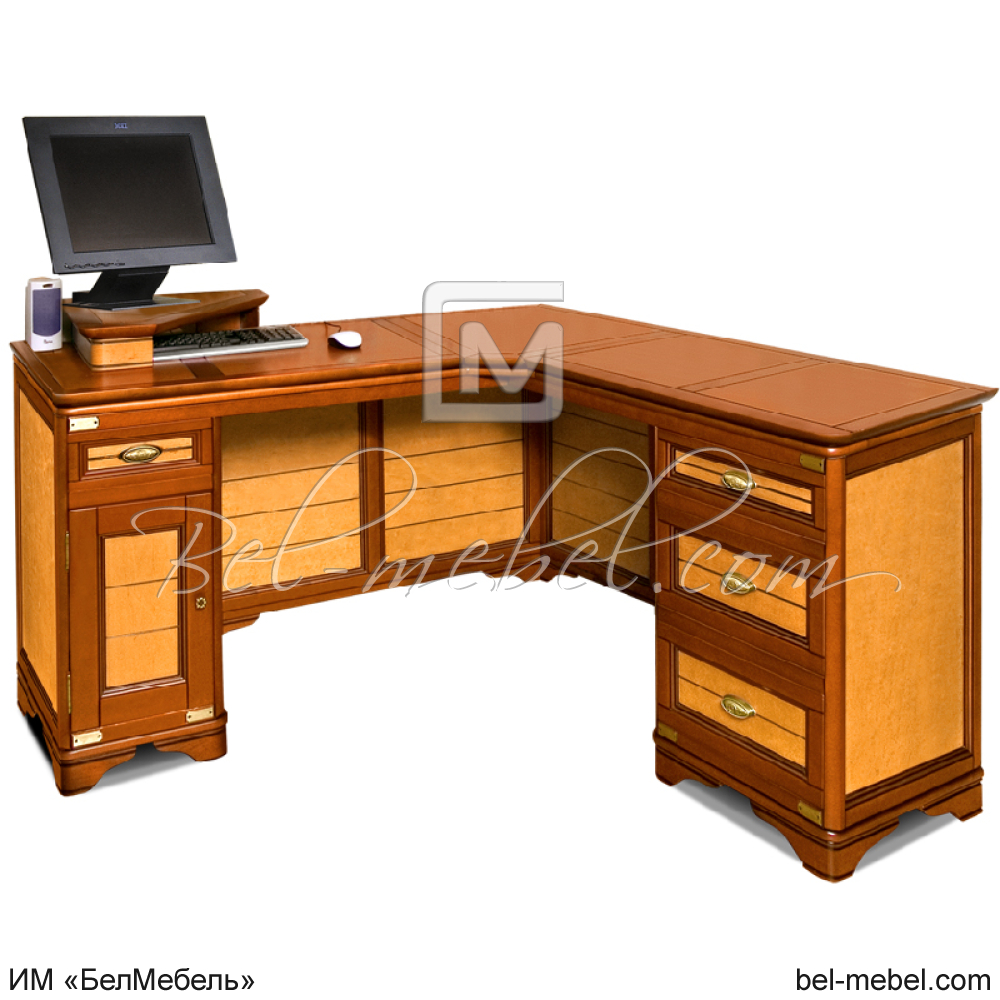 Стол письменный угловой "Марина" эскиз 137
