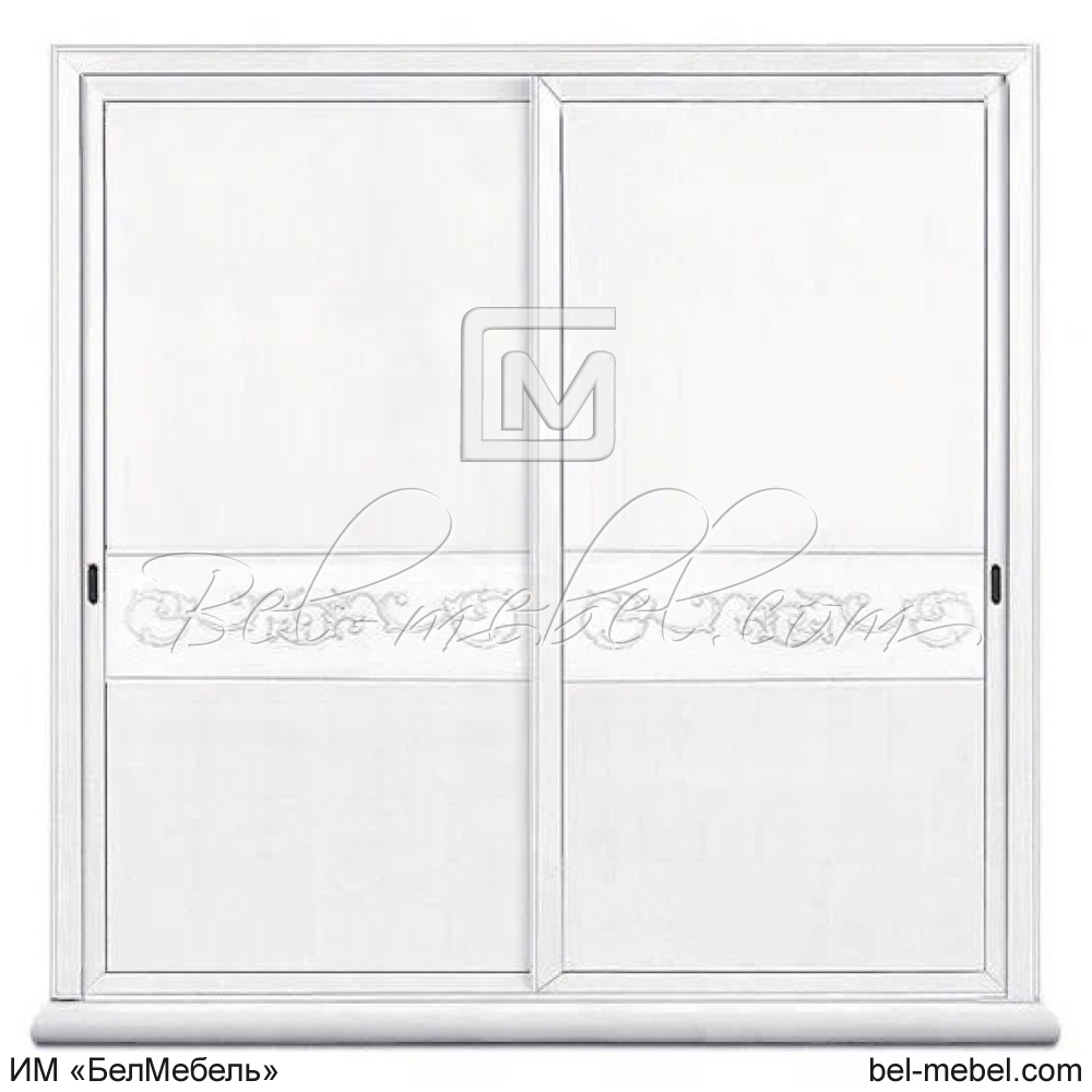 Шкаф-купе 1 для одежды "Соната" 2-х дв. ММ-283-01/02Р-1
