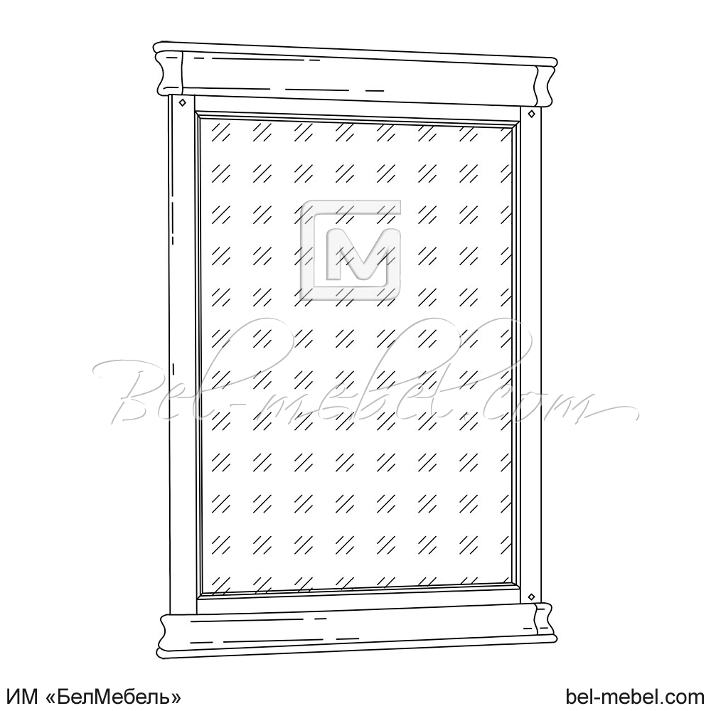 Зеркало "Маэстро" эскиз 48