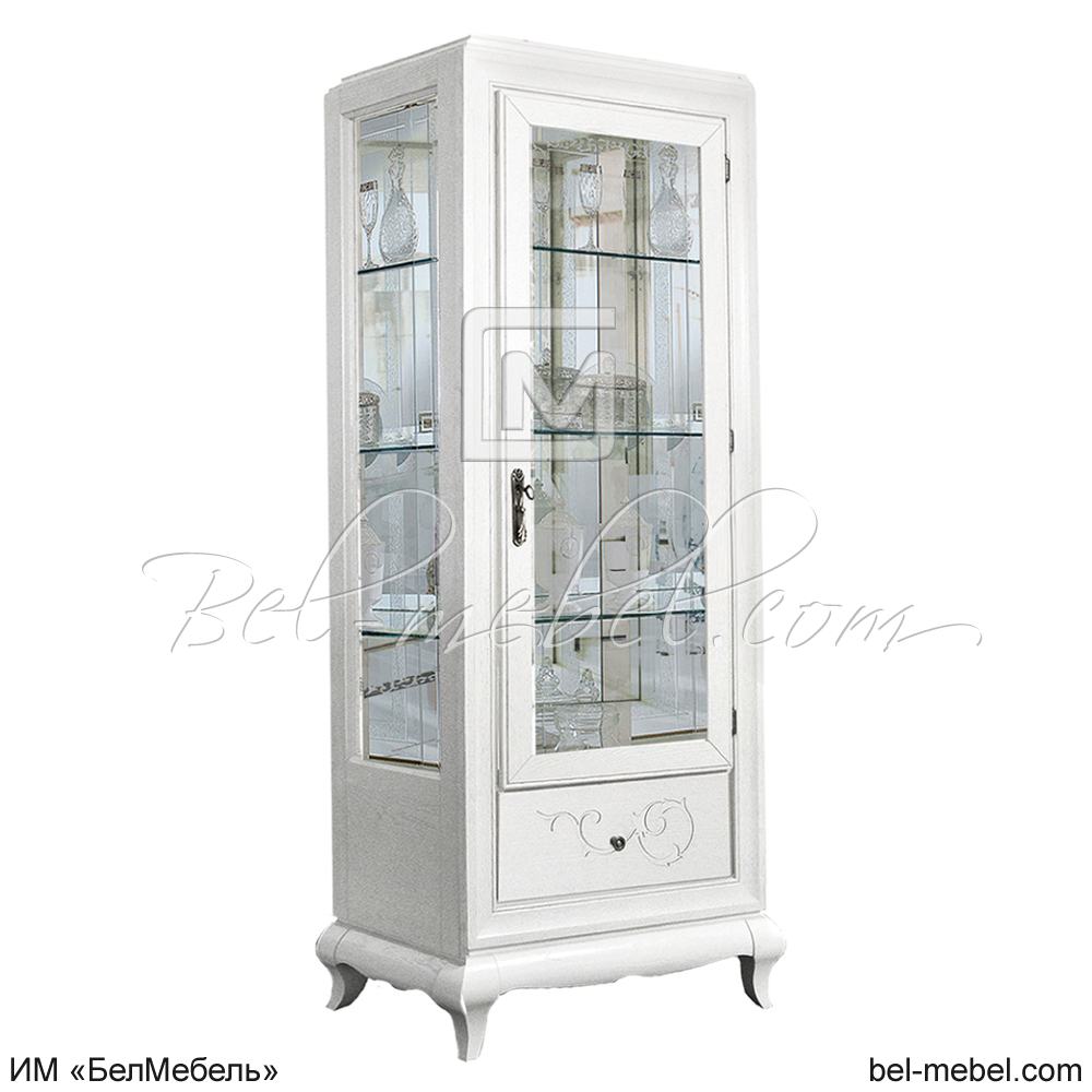 Шкаф с витриной "Соната" ММ-284-01