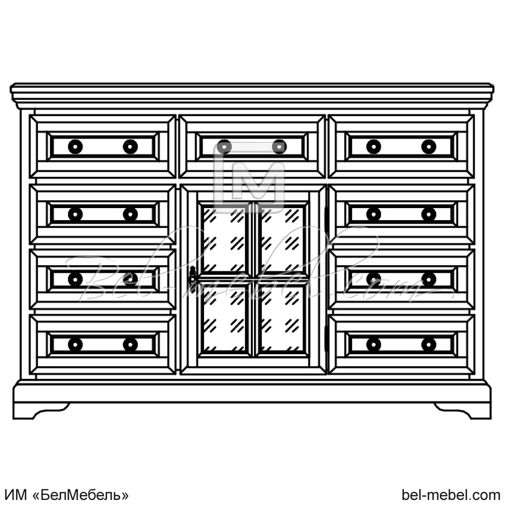 Тумба "Сальвина" эскиз 7