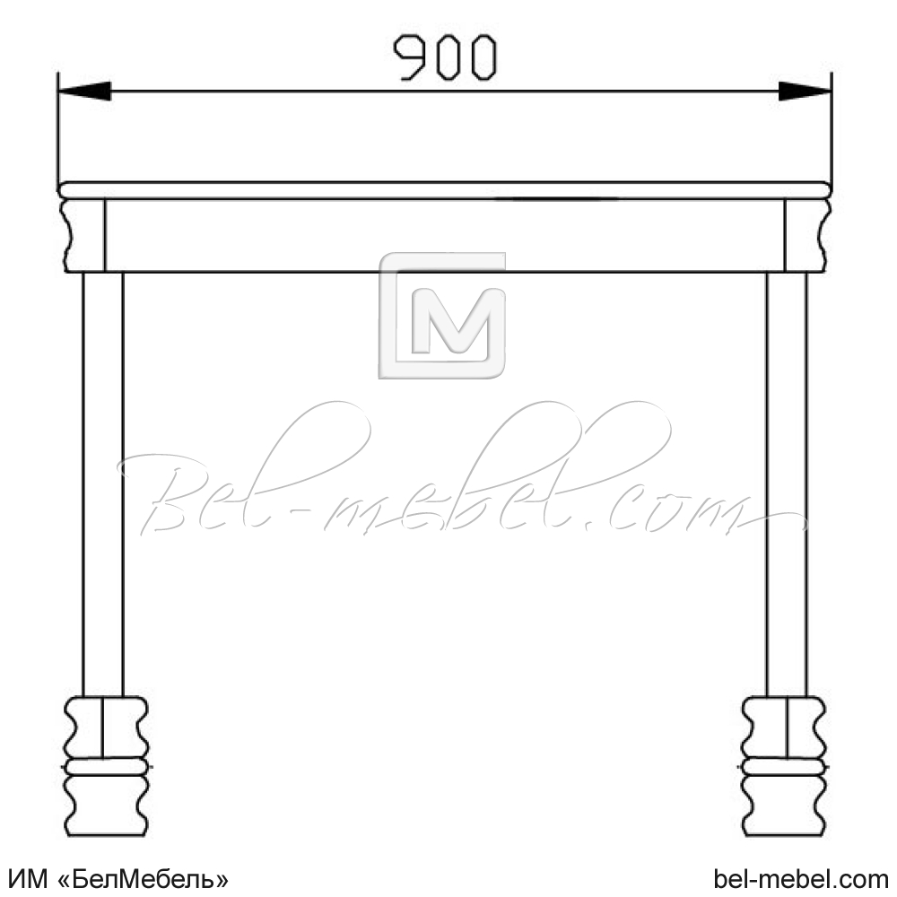 Стол приставной "Маэстро" эскиз 202