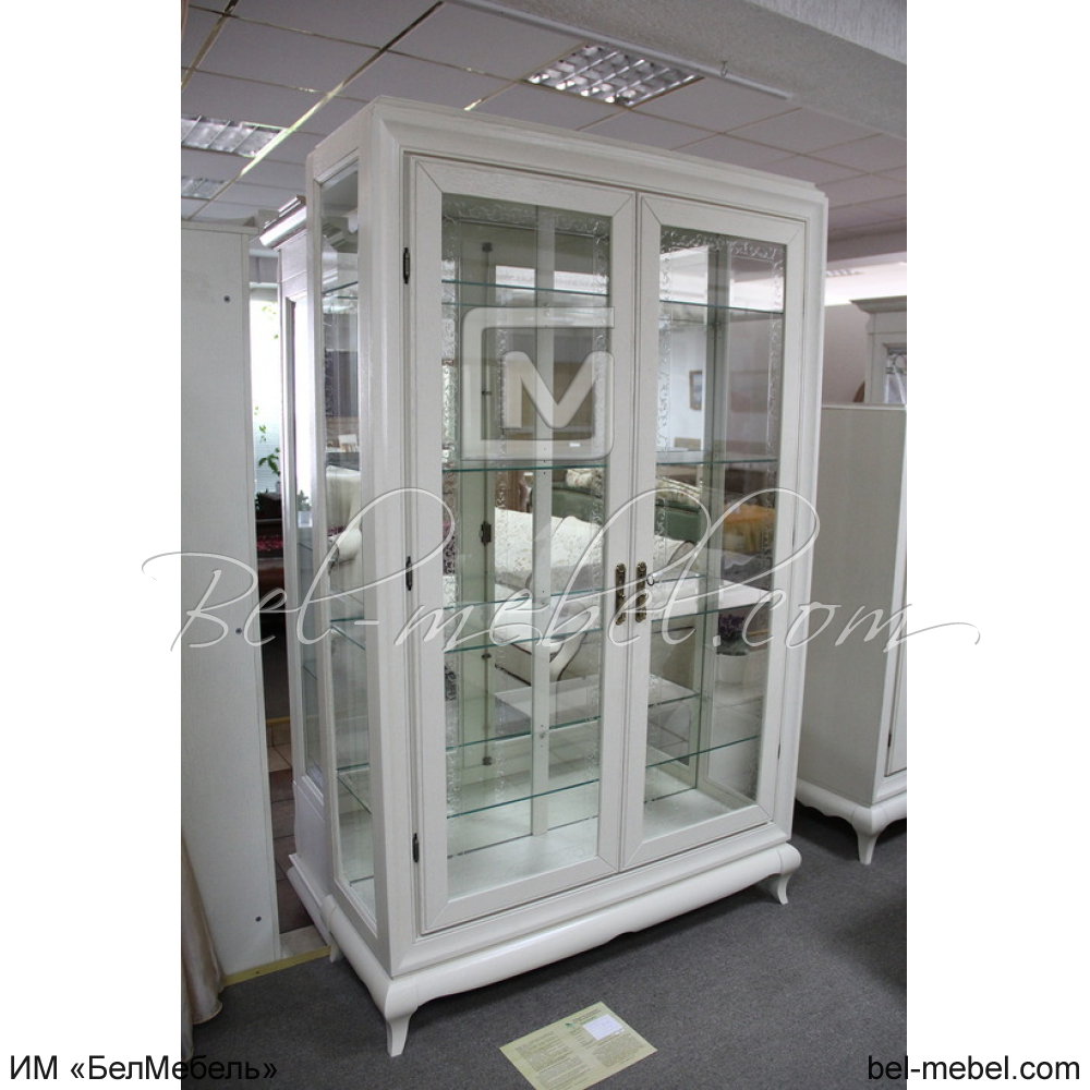 Шкаф с витриной "Соната" ММ-284-02