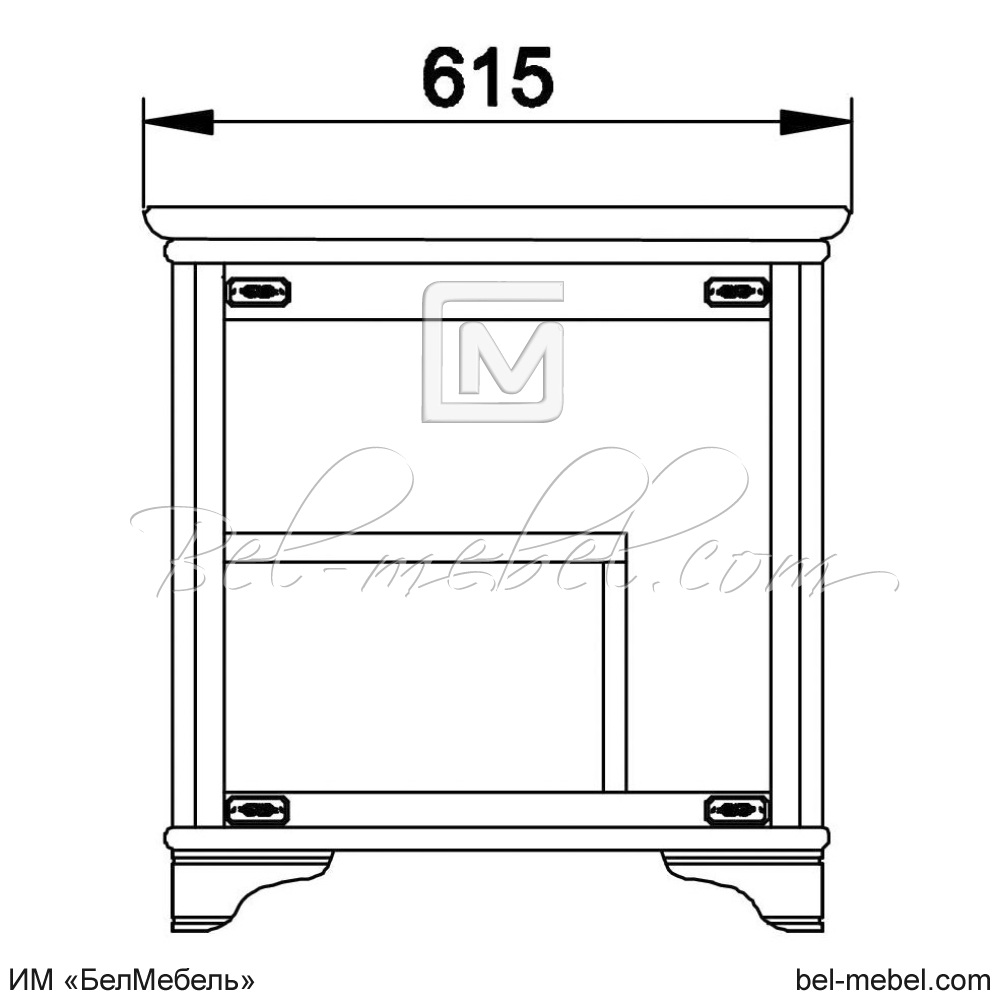Стол сервировочный "Марина" эскиз 163
