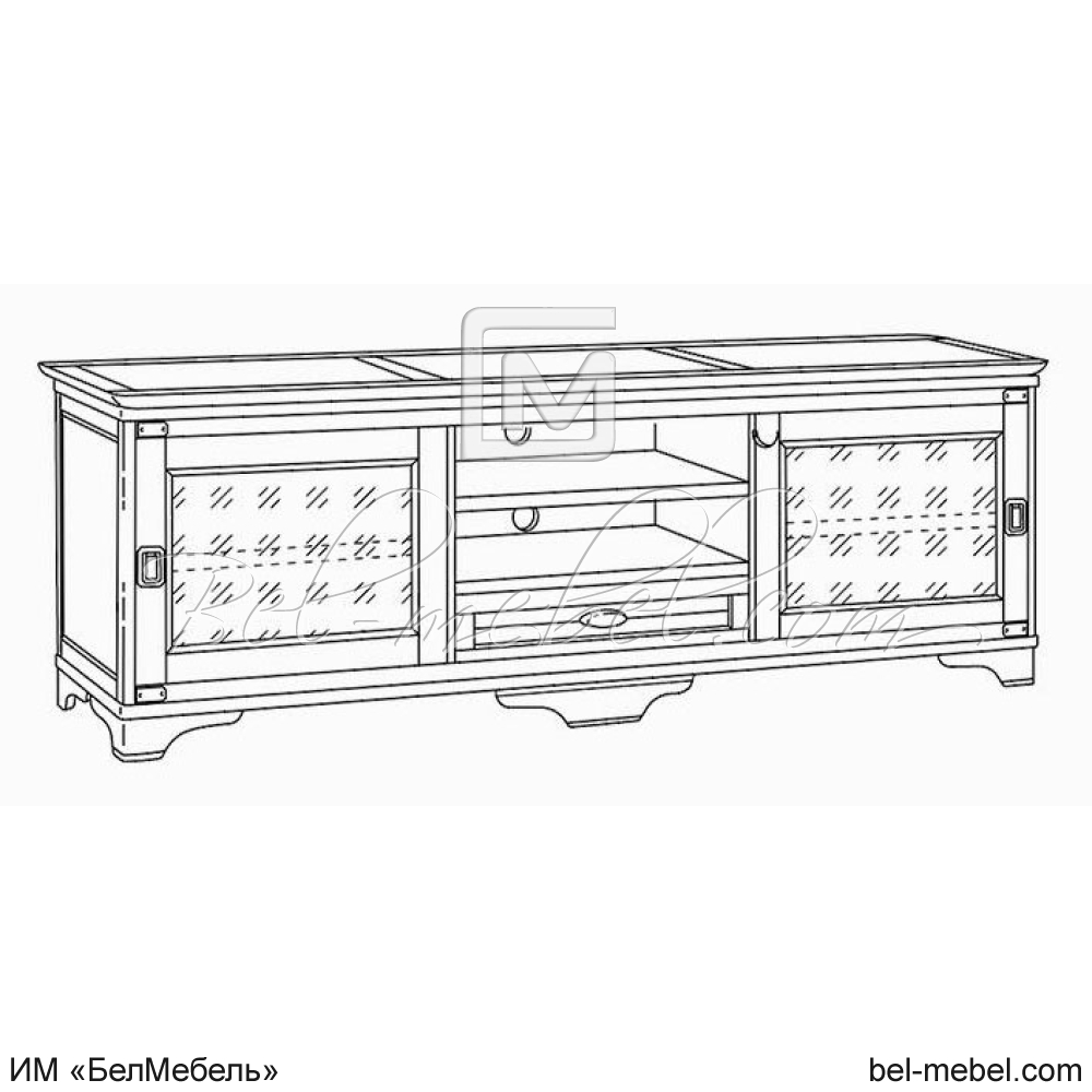 Тумба под ТВ "Марина" эскиз 94
