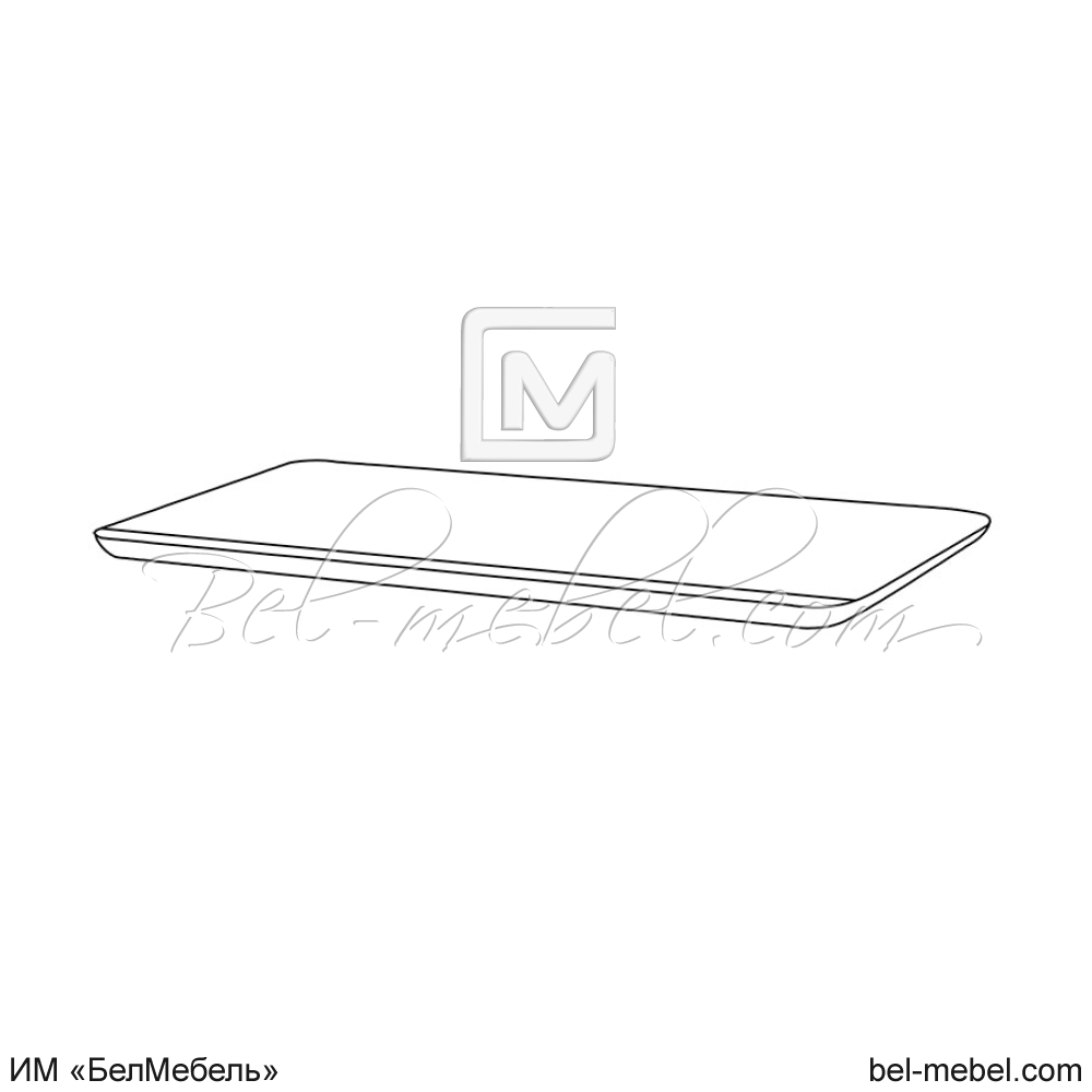 Полка настенная "Марина" эскиз 157