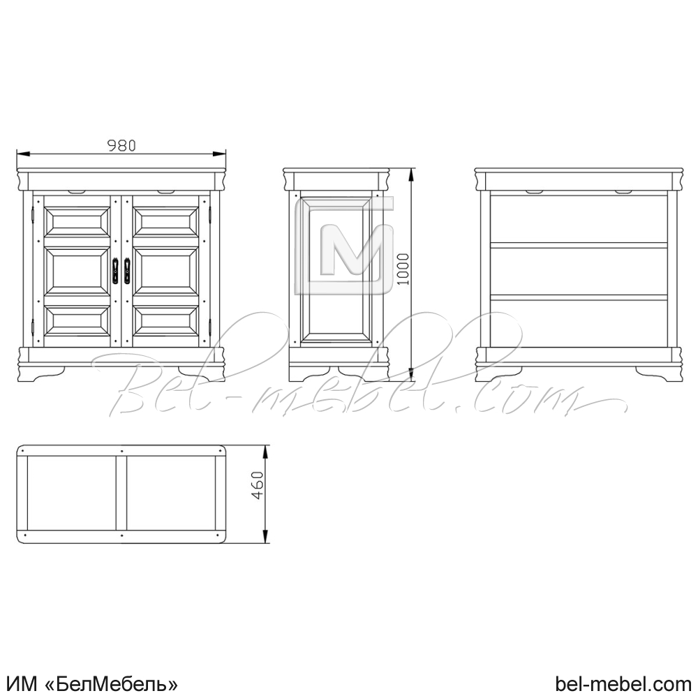 Тумба "Маэстро" эскиз 43