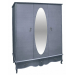 Шкаф для одежды 3-х дв. "Лаура" с зеркалом ММ-267-01/03
