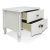 Тумба прикроватная Лаура ММ-267-03 Альба с серебрением вид сбоку