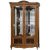 Шкаф с витриной Альба 5 П 485 05 Палисандр с золочением