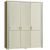 Шкаф для одежды Тунис 3-х П 344.01_1 Слоновая кость с серебрением