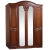 Шкаф для одежды 4-дв "Валерия" (Орех)