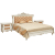 Кровать двойная Альба 181пк П 524 061к Слоновая кость с золочением