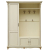 Шкаф комбинированный Алези 1 (прихожая) Слоновая коссть с золочением Фасад