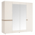 Шкаф для одежды Линате 4D TYP 23А Белый_сонома трюфель