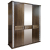 Шкаф для одежды Тунис П 344.01 Венге с себрением